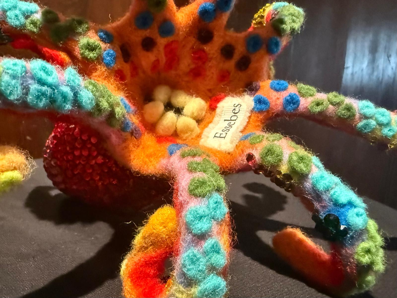 Jewel of the Deep: Radiant Coral Octopus