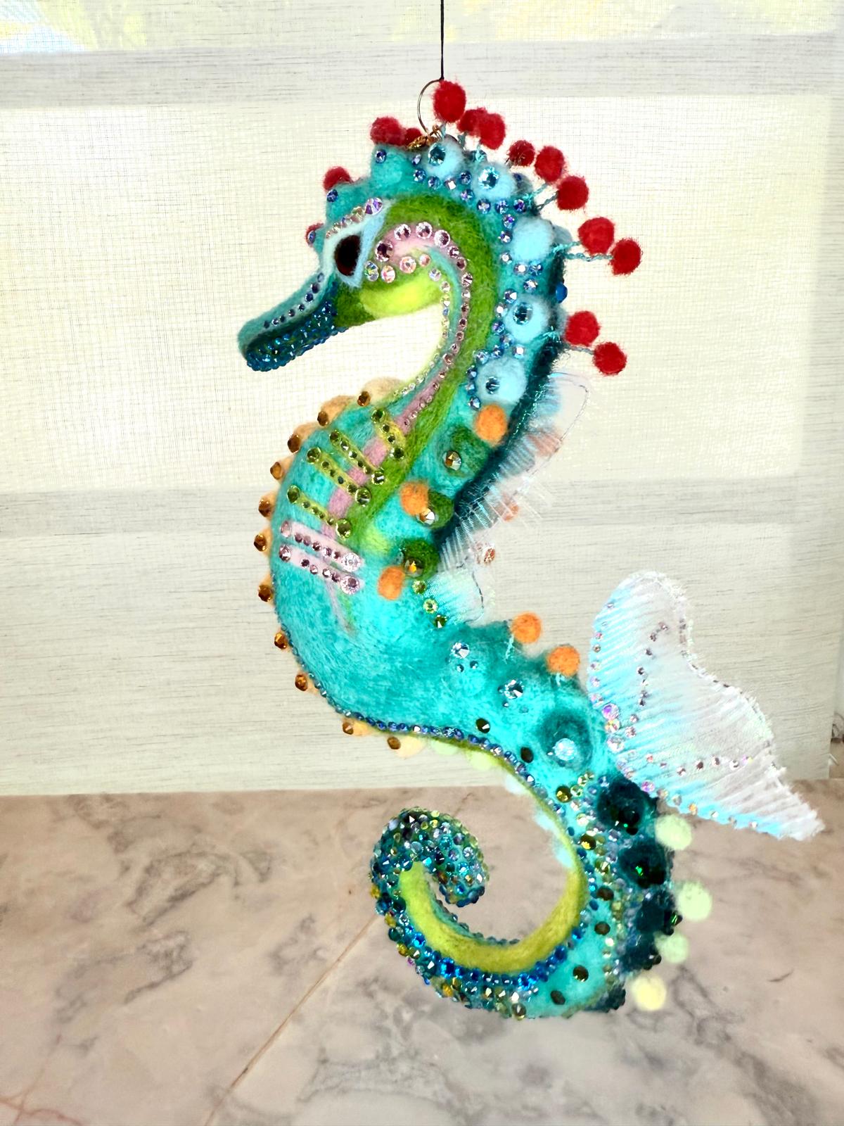Jewel of the Deep: Enchanted Reef Seahorse